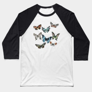 Butterflies Baseball T-Shirt